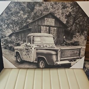 Chevrolet Vintage Truck Canvas Art NWT